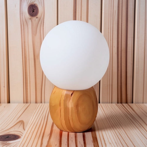 Lampe De Chevet Boule Blanche
