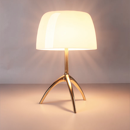 Lampe de Chevet Abat Jour en Verre