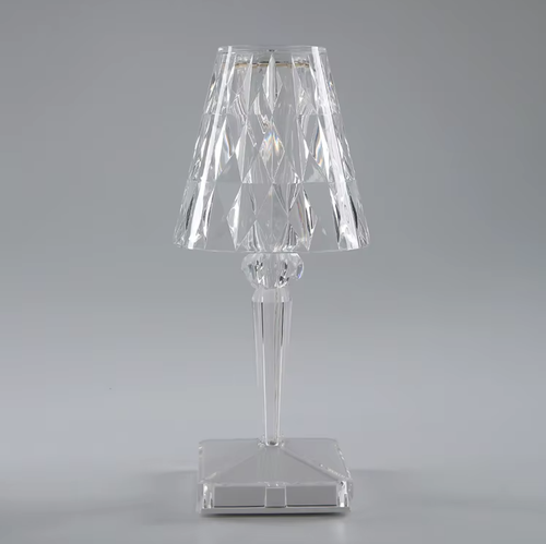 Lampe de Chevet Pied Cristal Vintage