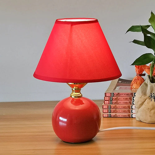 Cerlys - Rouge | Lampe en Céramique
