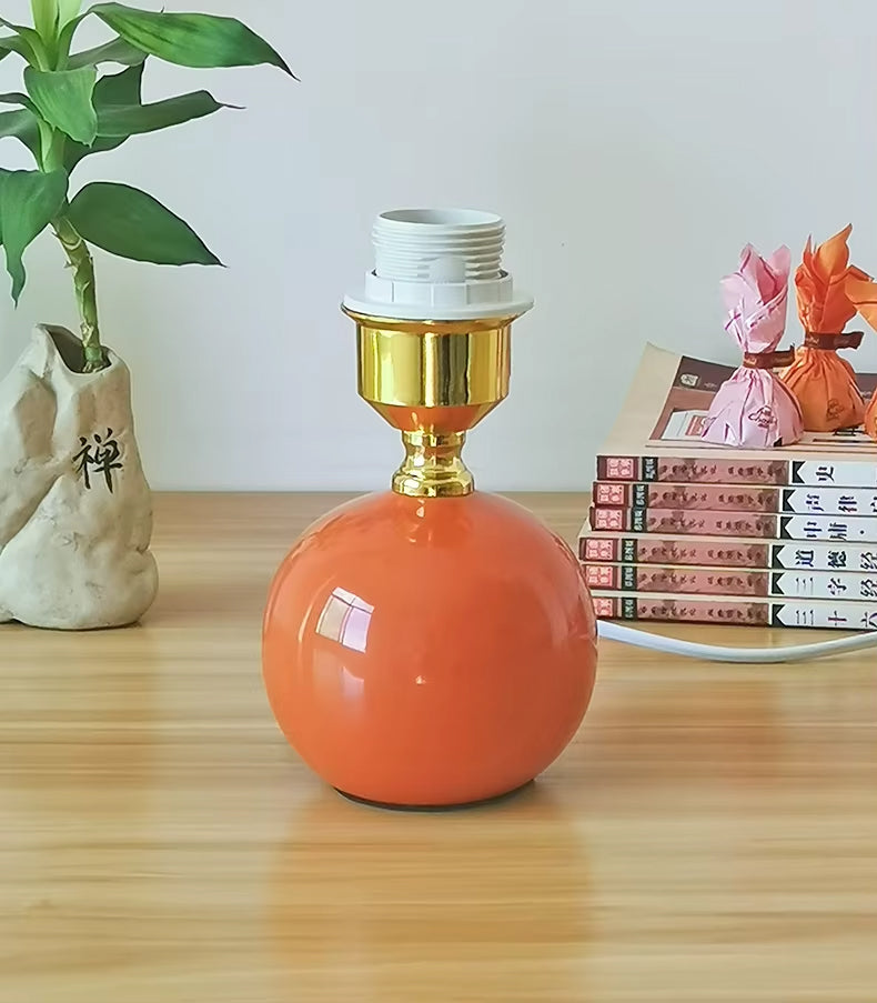 Cerlys - Orange | Lampe en Céramique