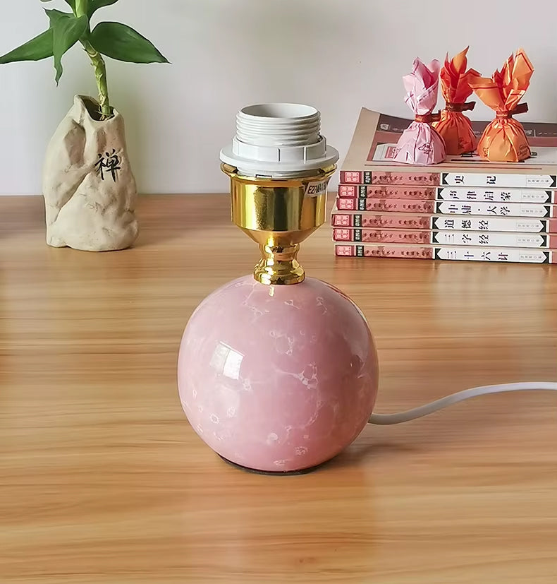 Cerlys - Rose | Lampe en Céramique