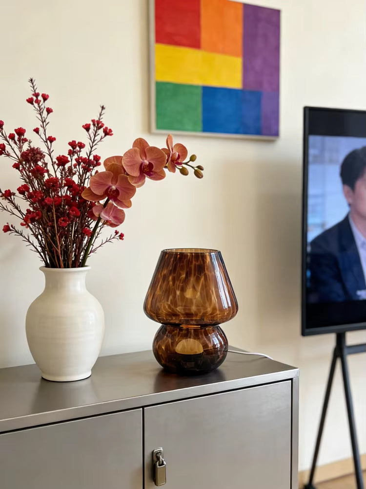 Agarys | Lampe en Verre Champignon