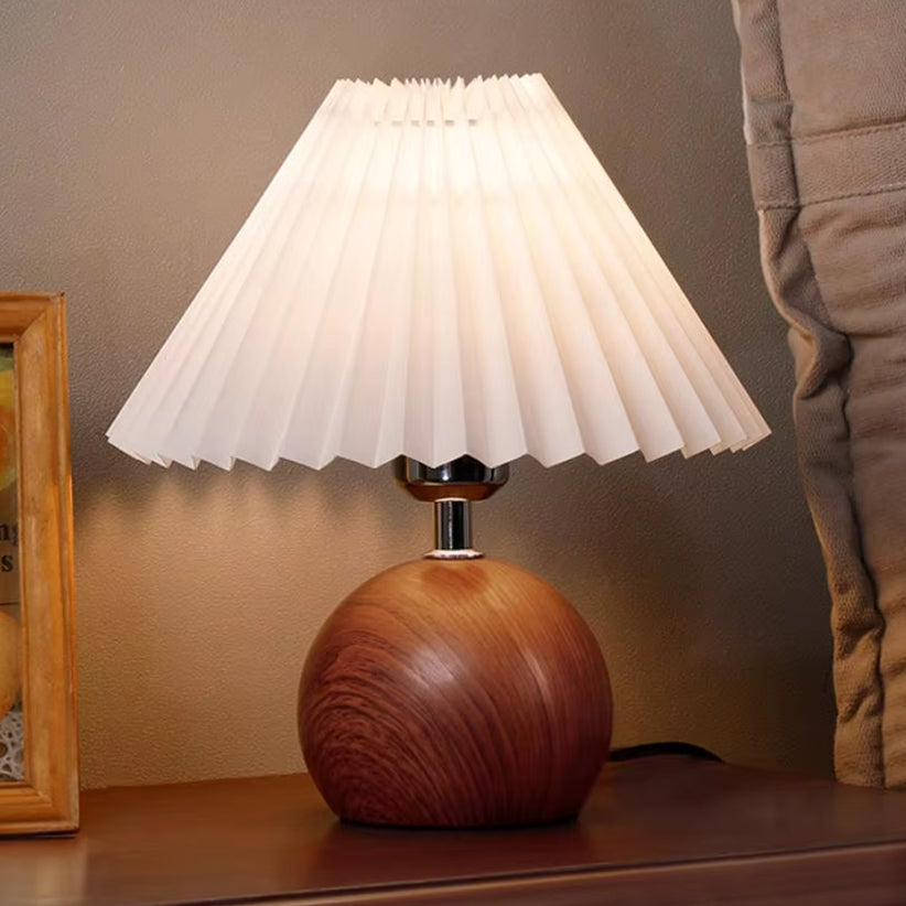 Lampe de Chevet Classique en Bois