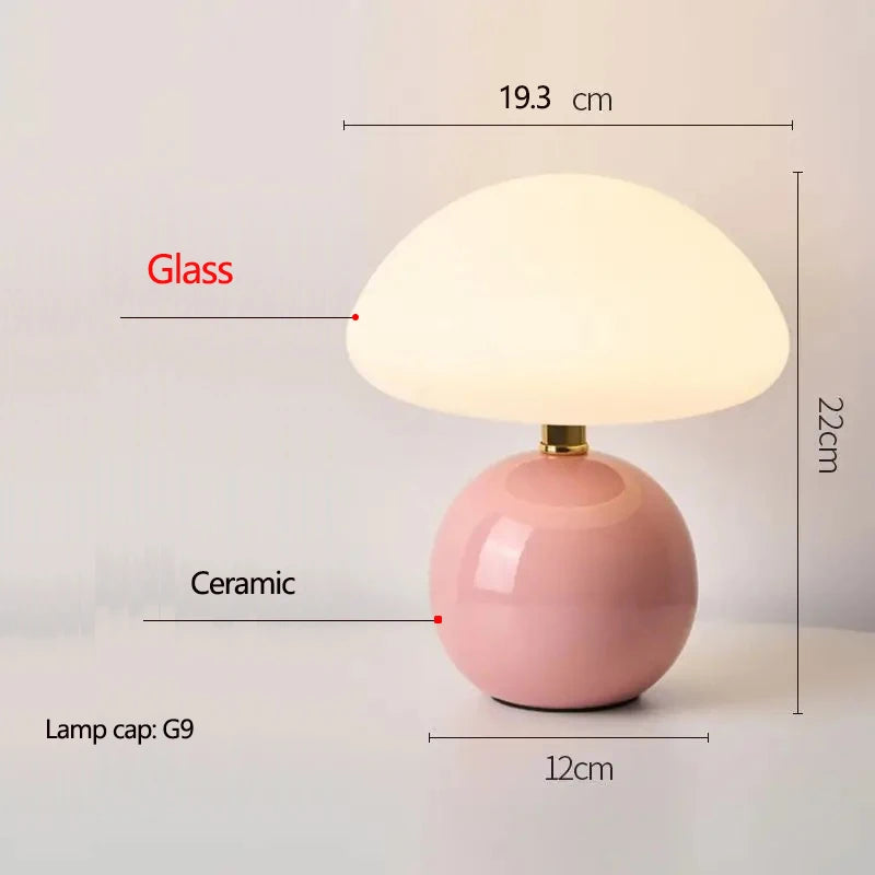 Lampe de Chevet Pied en Céramique