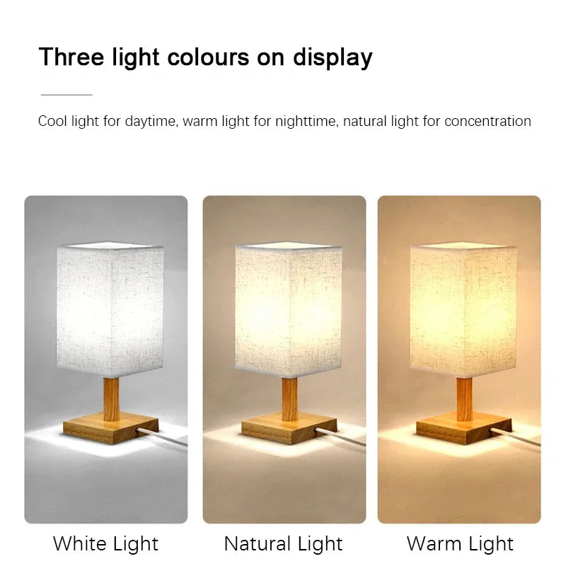 Lirys - Blanc | Lampe à LED en Bois