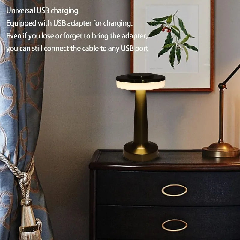 Lampe de Chevet Moderne Doré