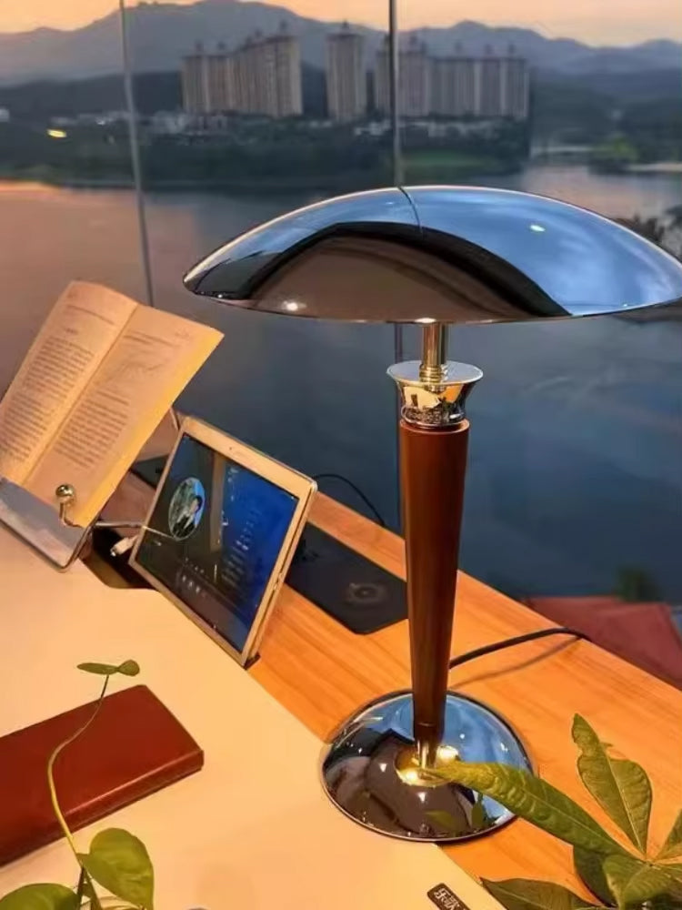 Lampe de Chevet Design en Bois