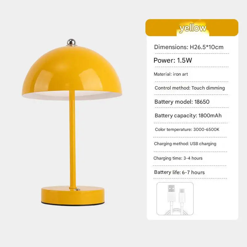 Lampe de Chevet Jaune