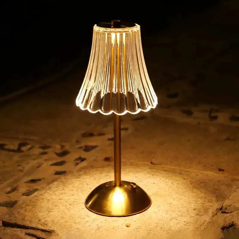 Lampe de Chevet Cristal Vintage