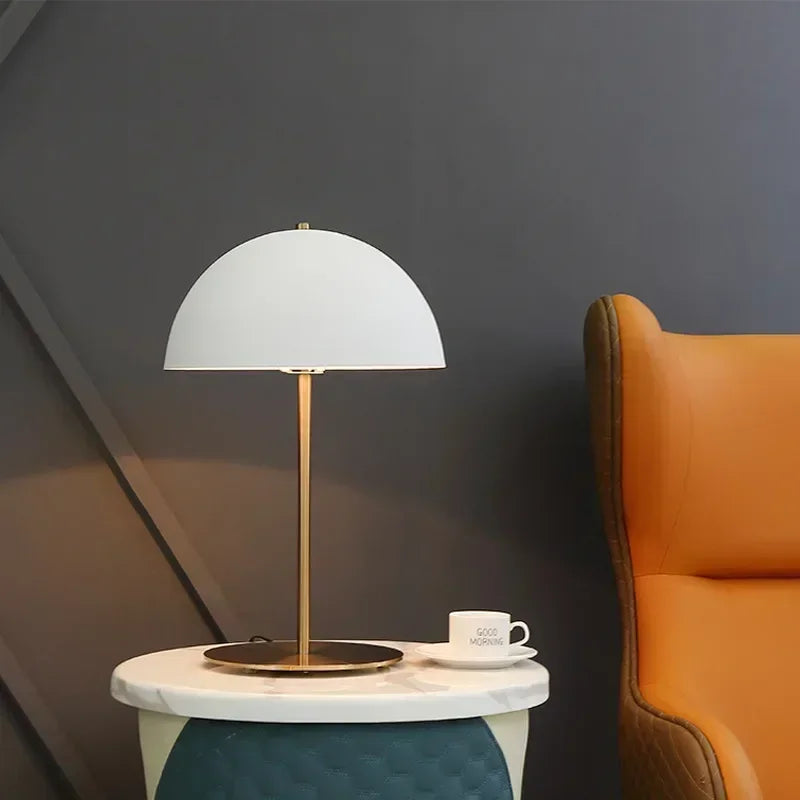 Lampe de Chevet Blanche et Or
