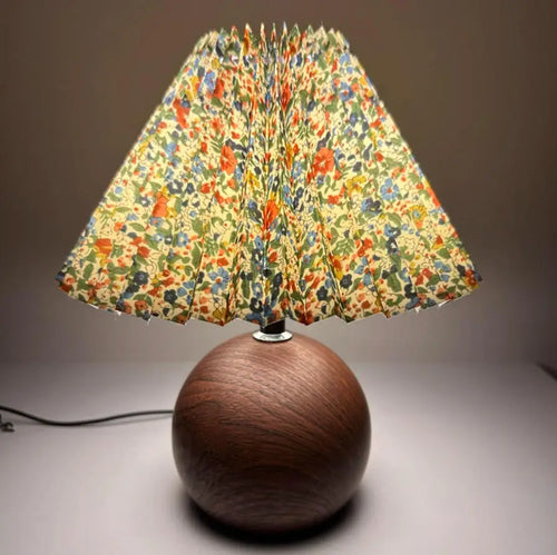 Lampe de Chevet en Bois Tourné