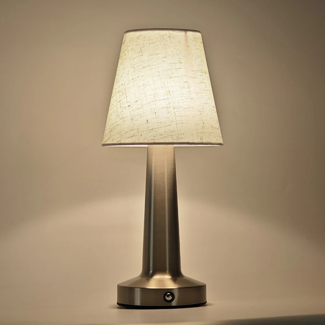 Lampe de Chevet Blanche Grise
