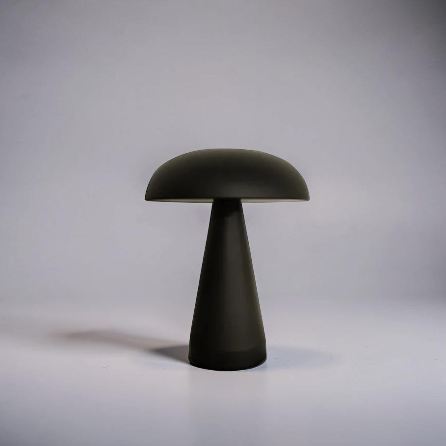 Humys - Noir | Lampe Champignon à LED