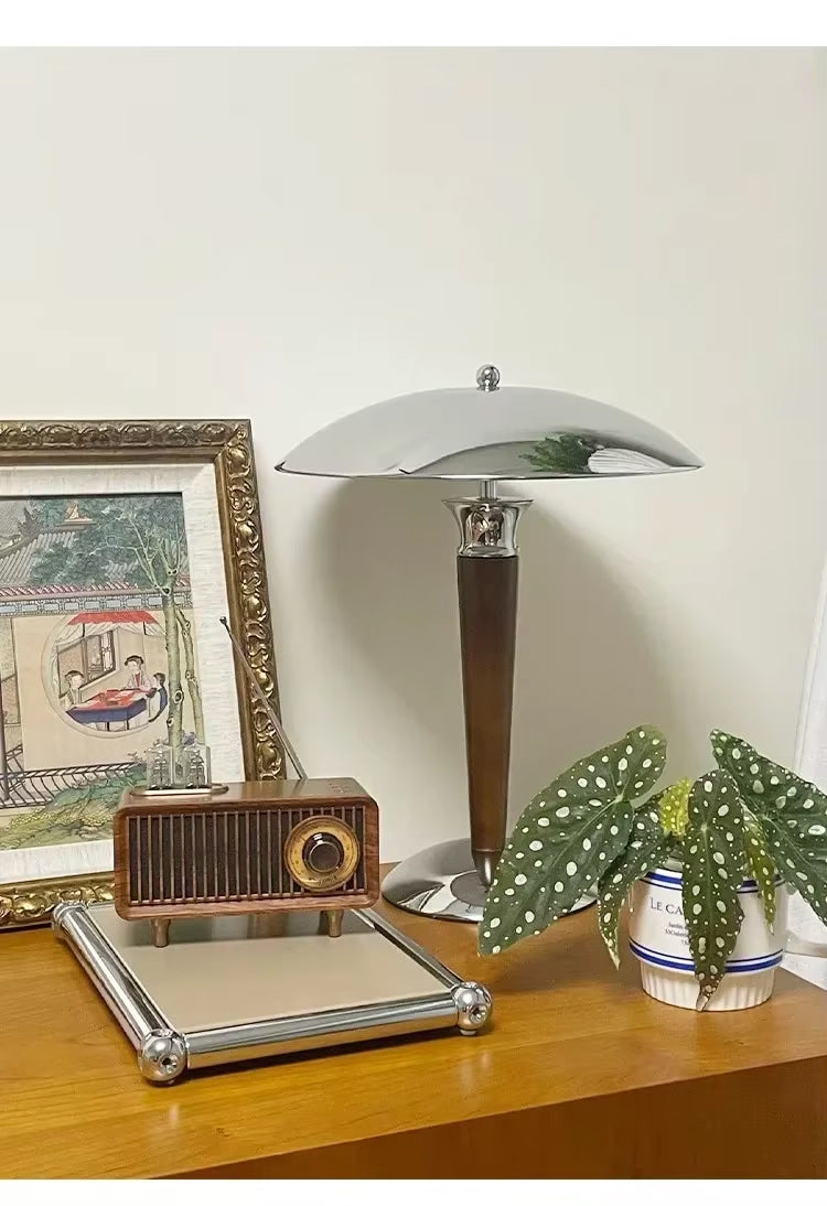 Lampe de Chevet Design en Bois