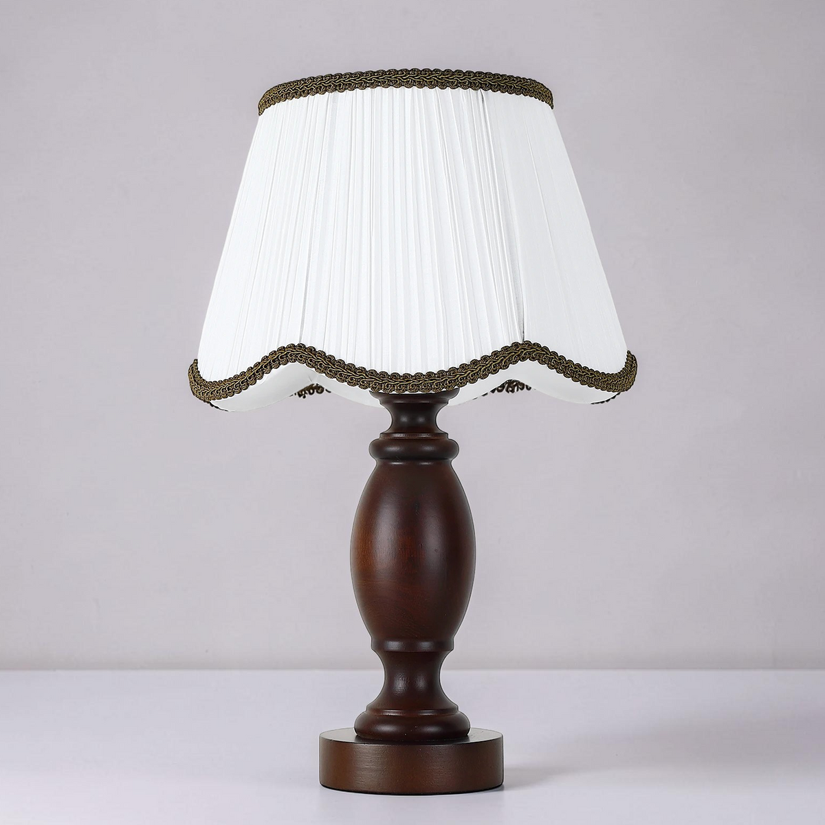 Lampe de Chevet Ancienne en Bois