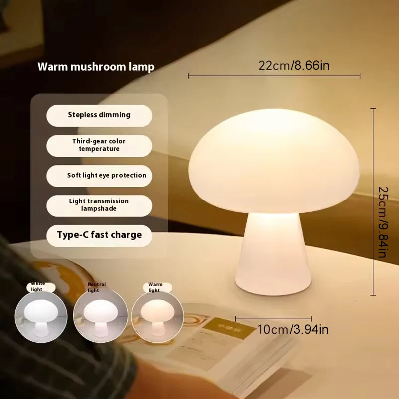 Lampe de Chevet en Forme de Champignon