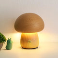 Brumys - Beige | Lampe Champignon en Bois