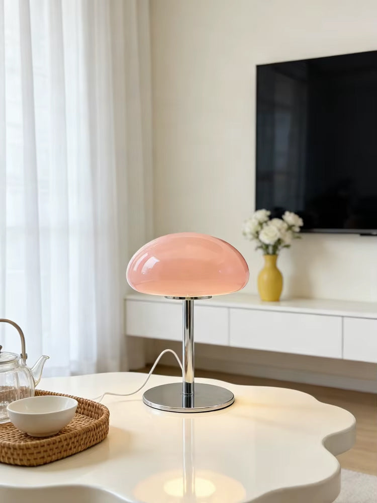 Lampe de Chevet Rose et Gris