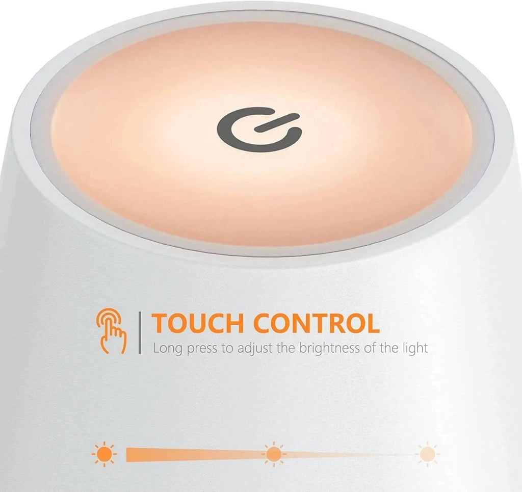 Lampe de Chevet Tactile Blanche