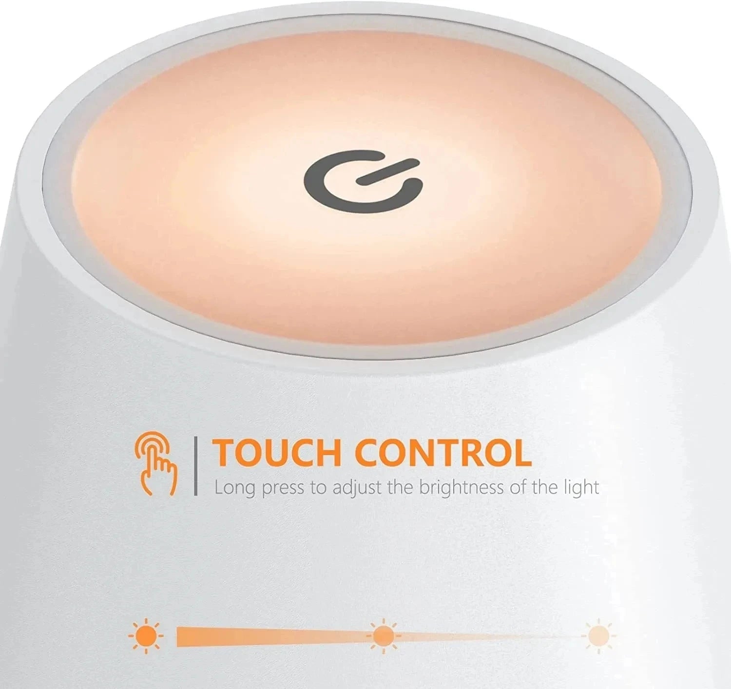 Lampe de Chevet Tactile Blanche