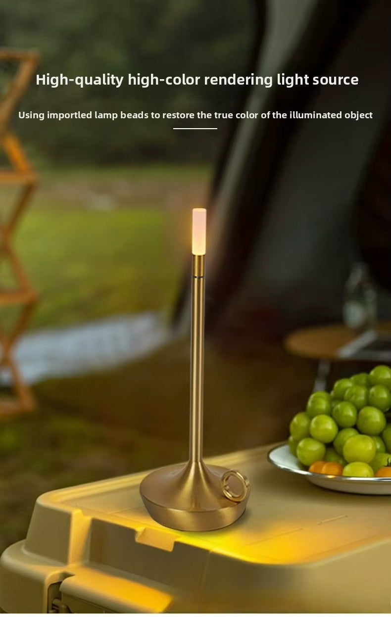 Lampe de Chevet Romantique Chic Doré