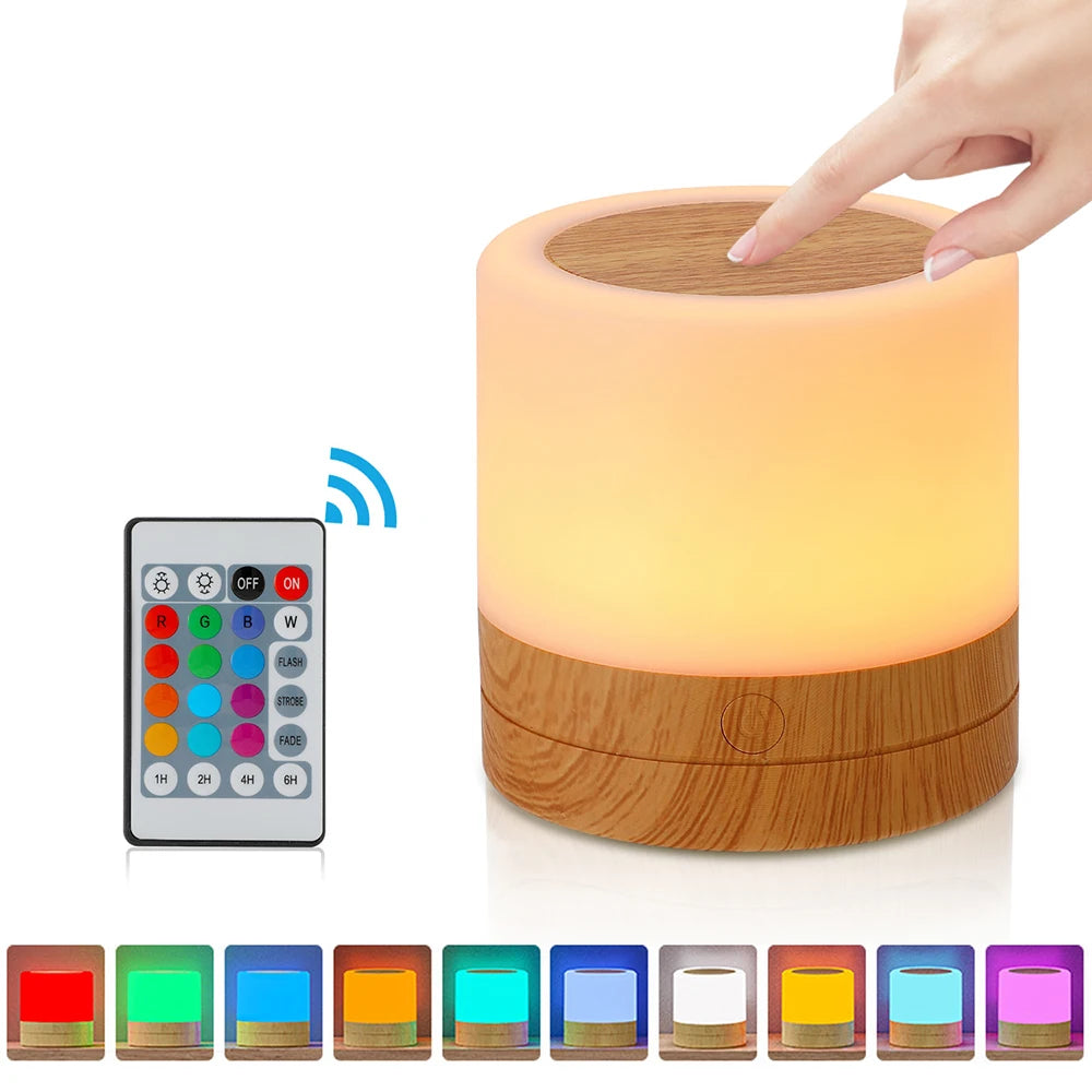 Lampe de Chevet LED Qui Change De Couleur