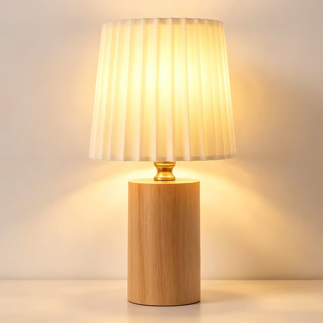 Lampe de Chevet en Bois Précieux Design Scandinave