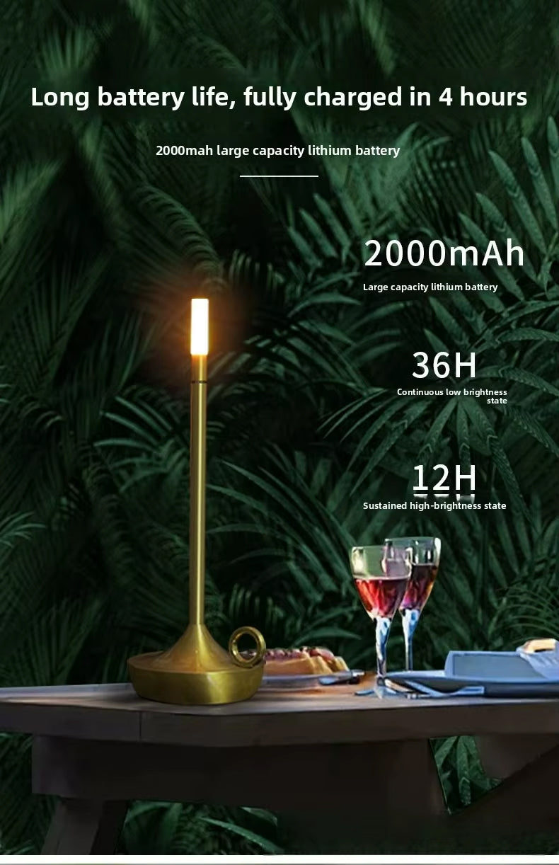 Lampe de Chevet Romantique Chic Doré