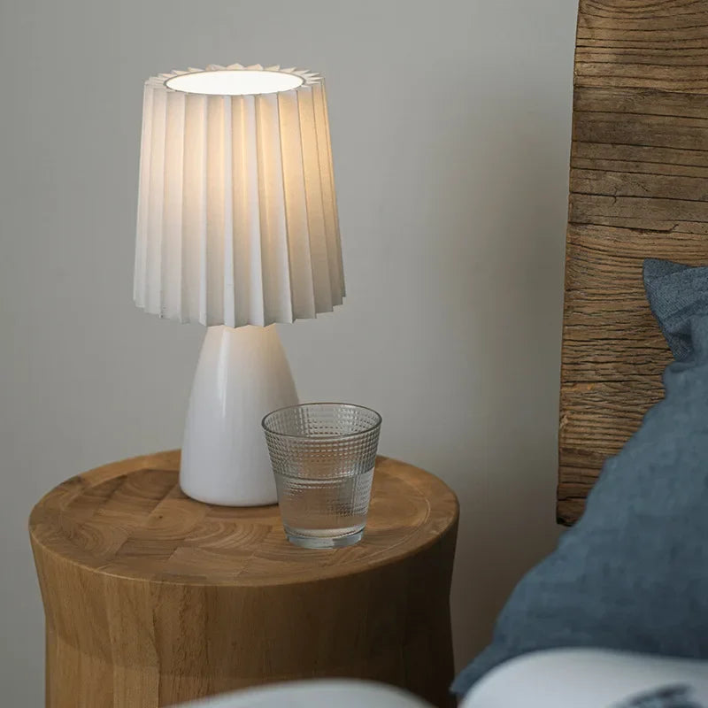 Lampe de Chevet Céramique Blanche