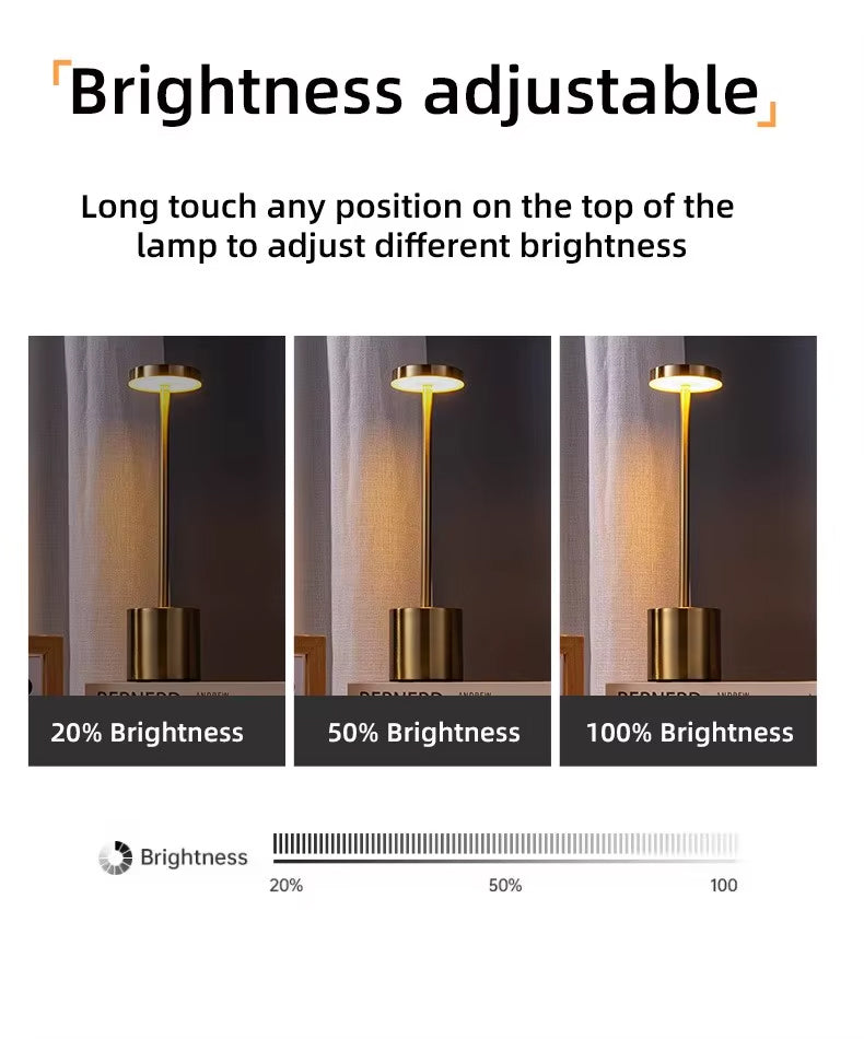 Lampe de Chevet Jaune Dorée