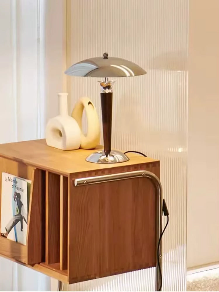 Lampe de Chevet Design en Bois