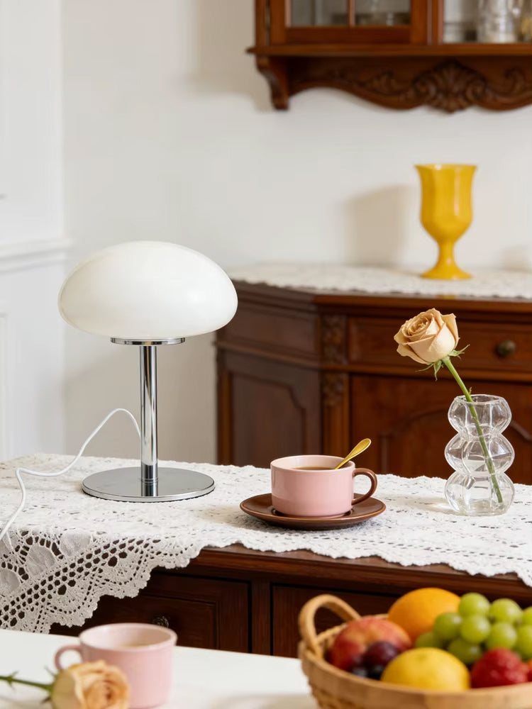 Lampe de Chevet Blanche et Grise