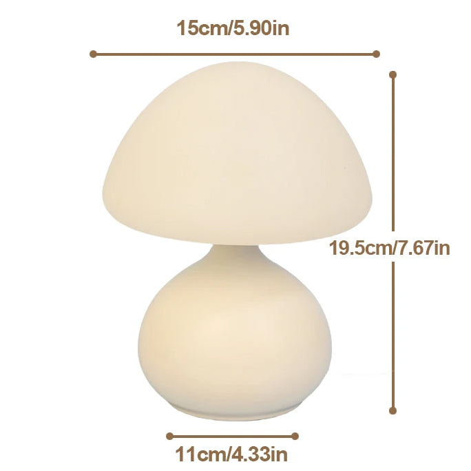 Lampe de Chevet Blanche Base Ronde