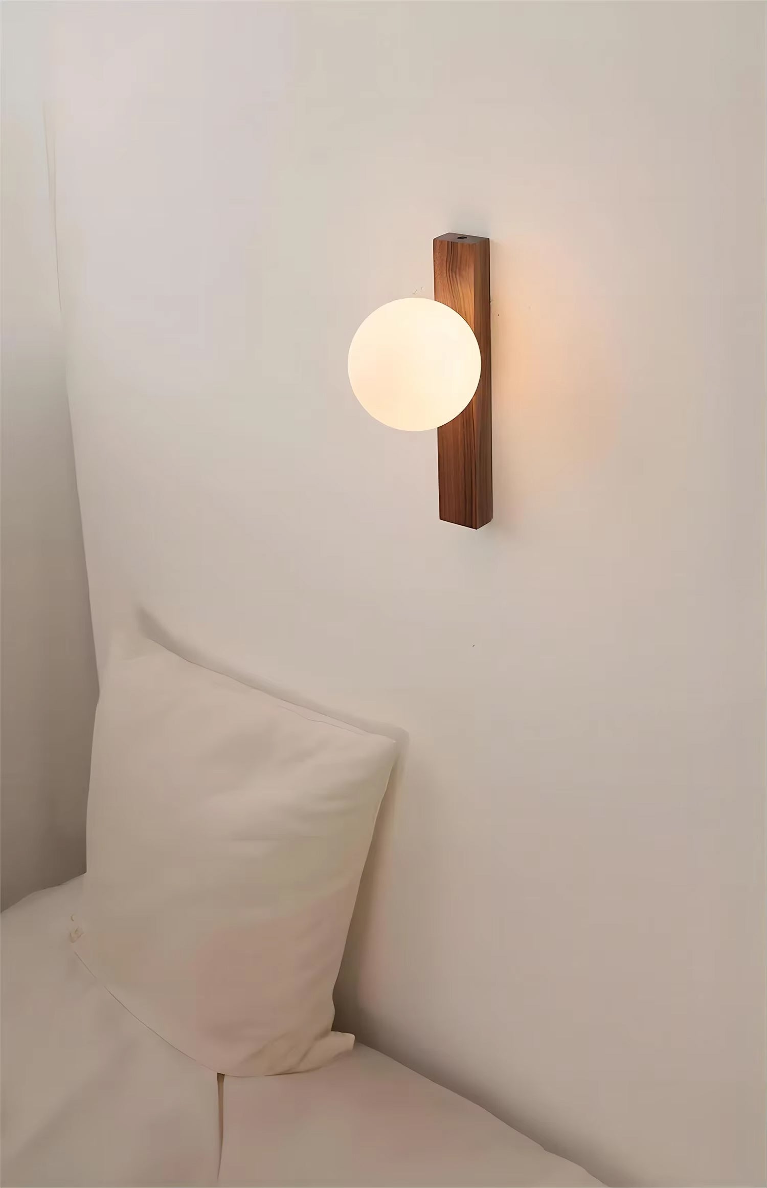 Lampe de Chevet Murale Bois