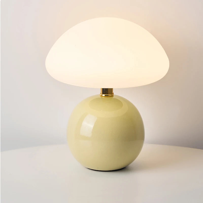 Lampe de Chevet Céramique Beige