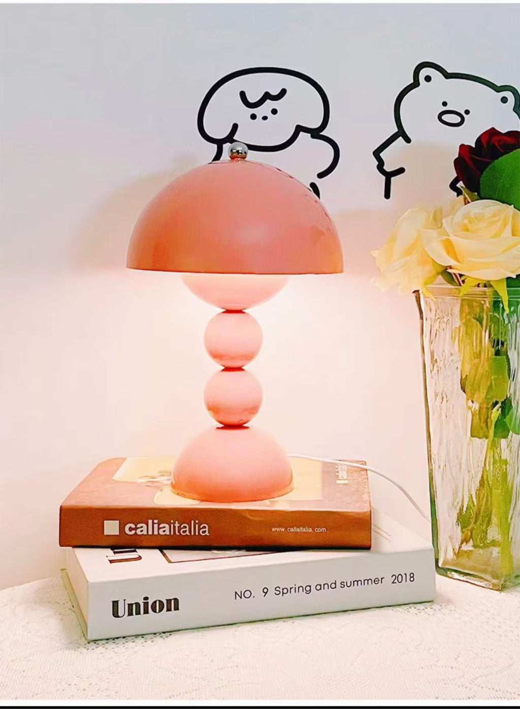Lampe de Chevet Rose Pale