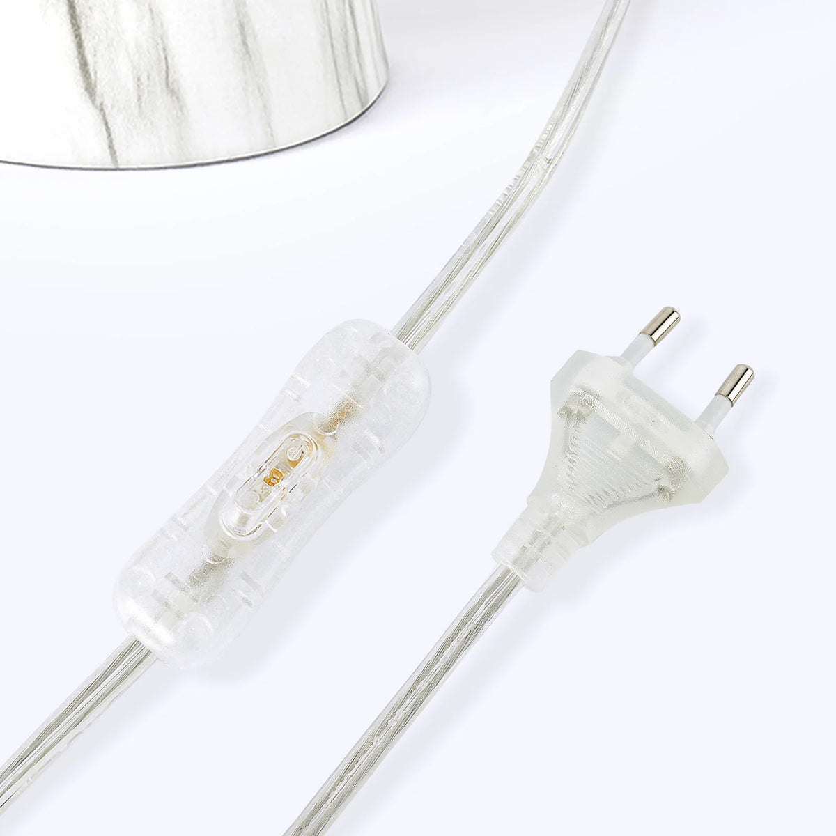 Lampe de Chevet Pied Céramique Marron