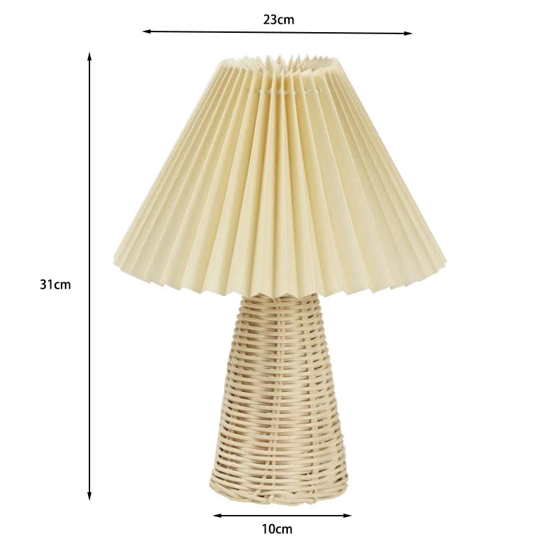 Clairys - Blanc | Lampe en Rotin