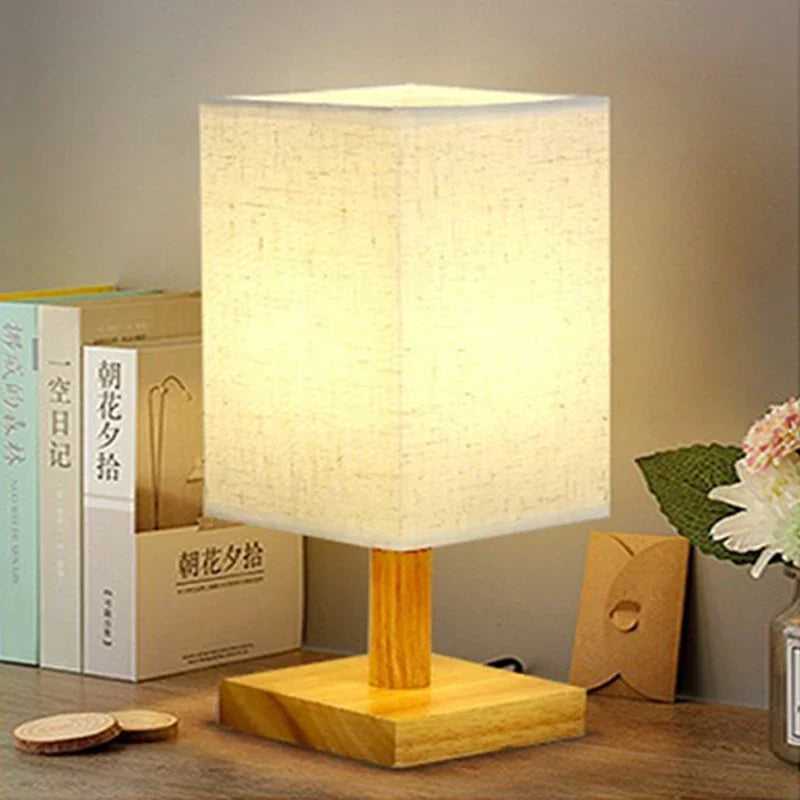 Lirys - Blanc | Lampe à LED en Bois