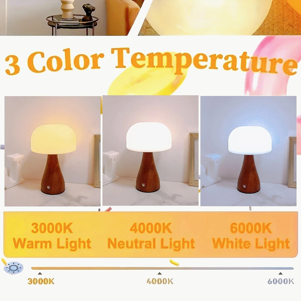 Lampe Champignon de Chevet
