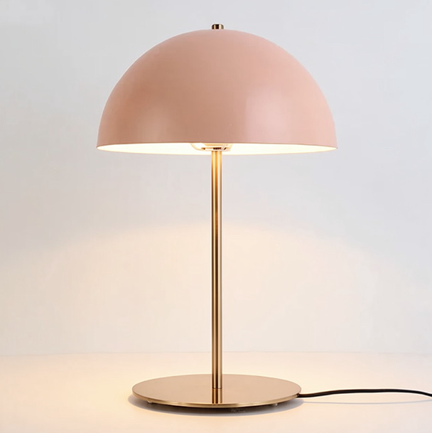 Lampe de Chevet Rose et Or