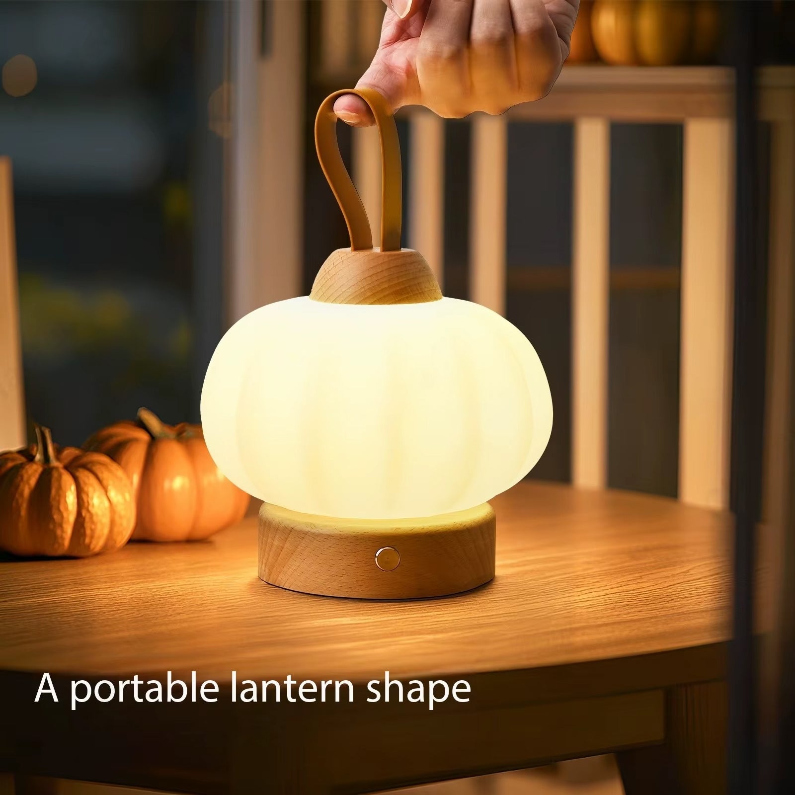 Lampe de Chevet Originale en Bois