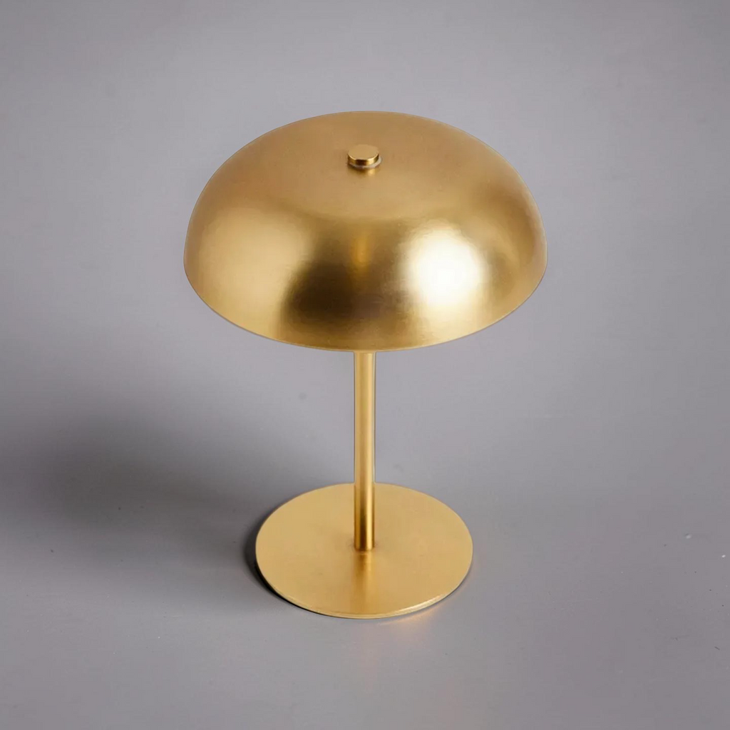Lampe de Chevet Avec Abat Jour Doré