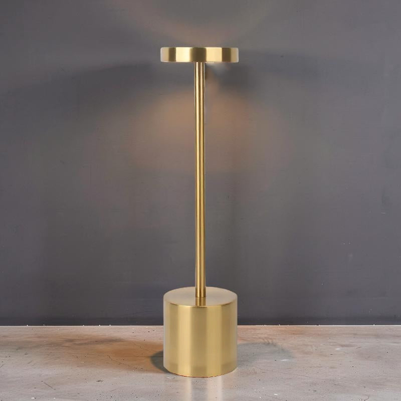 Lampe de Chevet Jaune Dorée