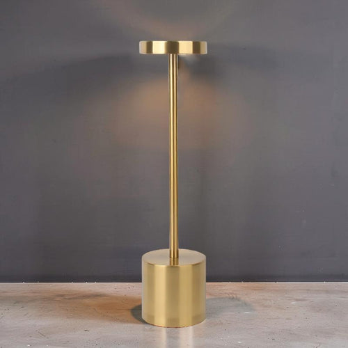 Lampe de Chevet Jaune Dorée