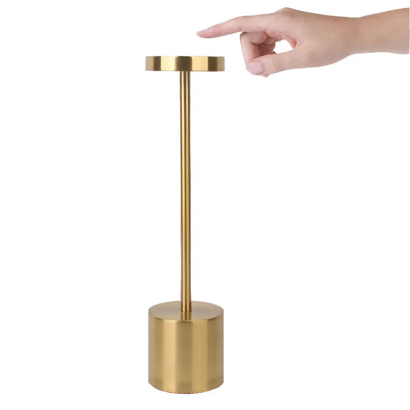 Lampe de Chevet Jaune Dorée