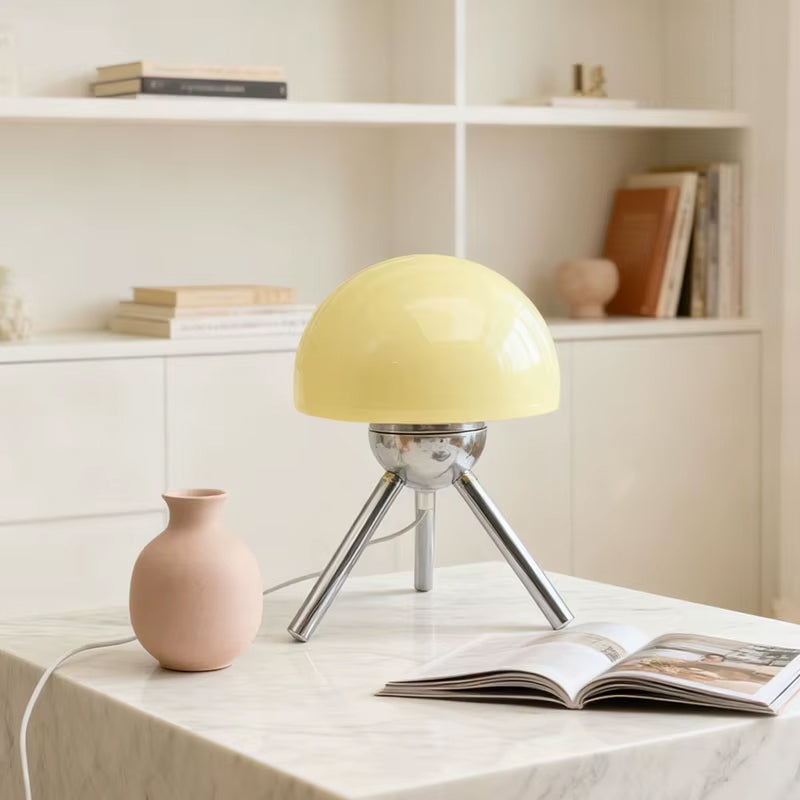 Petite Lampe de Chevet Beige