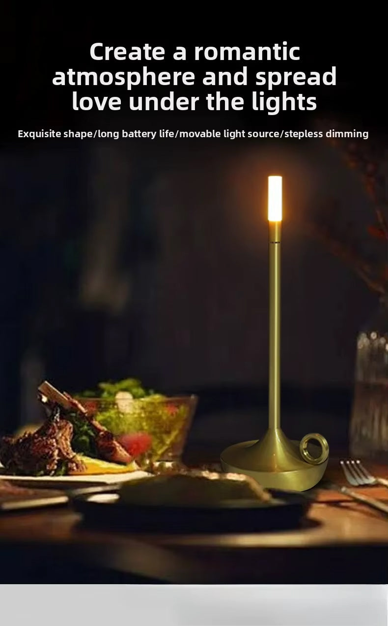 Lampe de Chevet Romantique Chic Doré