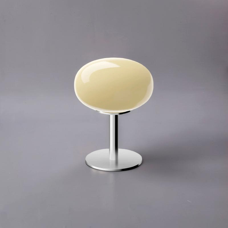 Lampe de Chevet Beige et Verre